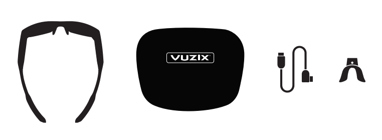 Picture of products sold with the vuzix blade 2